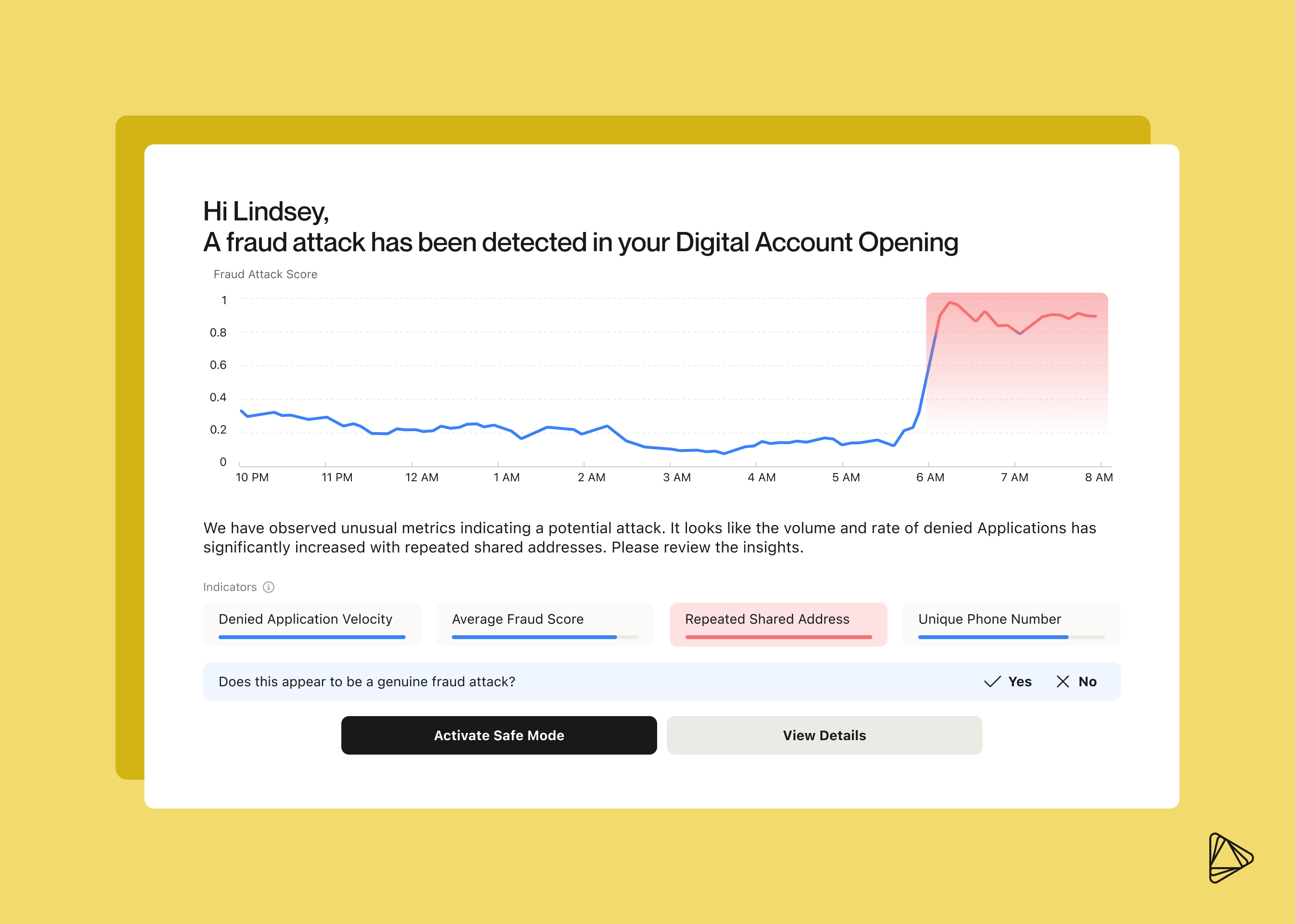 Alloy's AI fraud detection tool